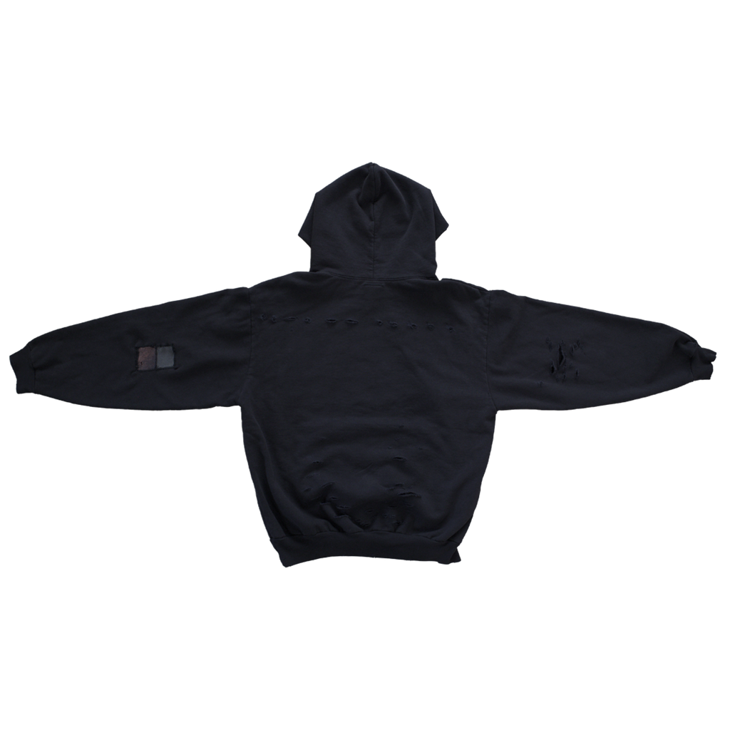Patchwork Black Distressed (S)