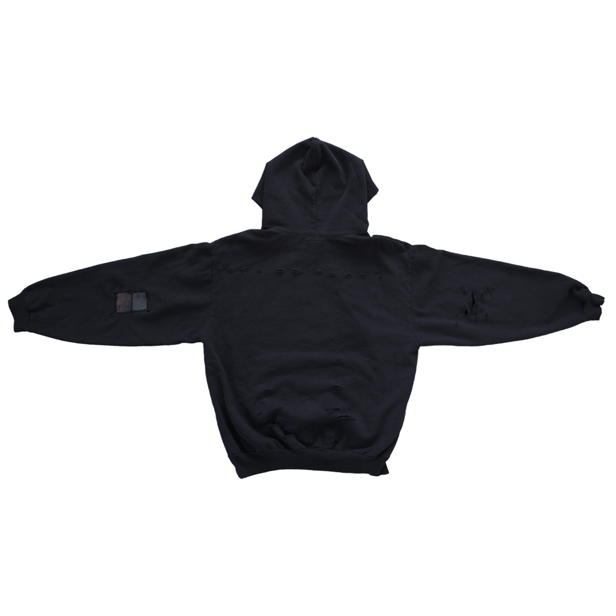 Patchwork Black Distressed (S)