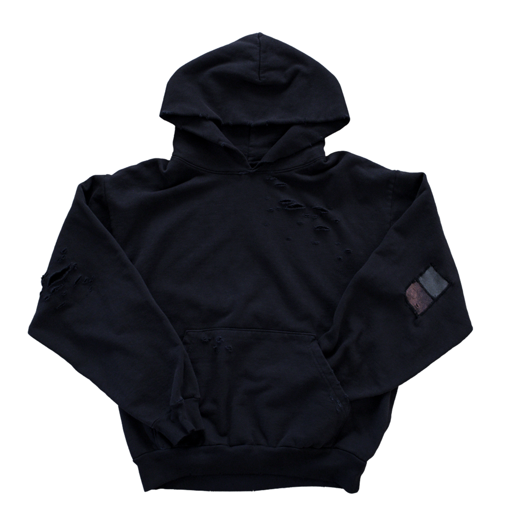 Patchwork Black Distressed (S)