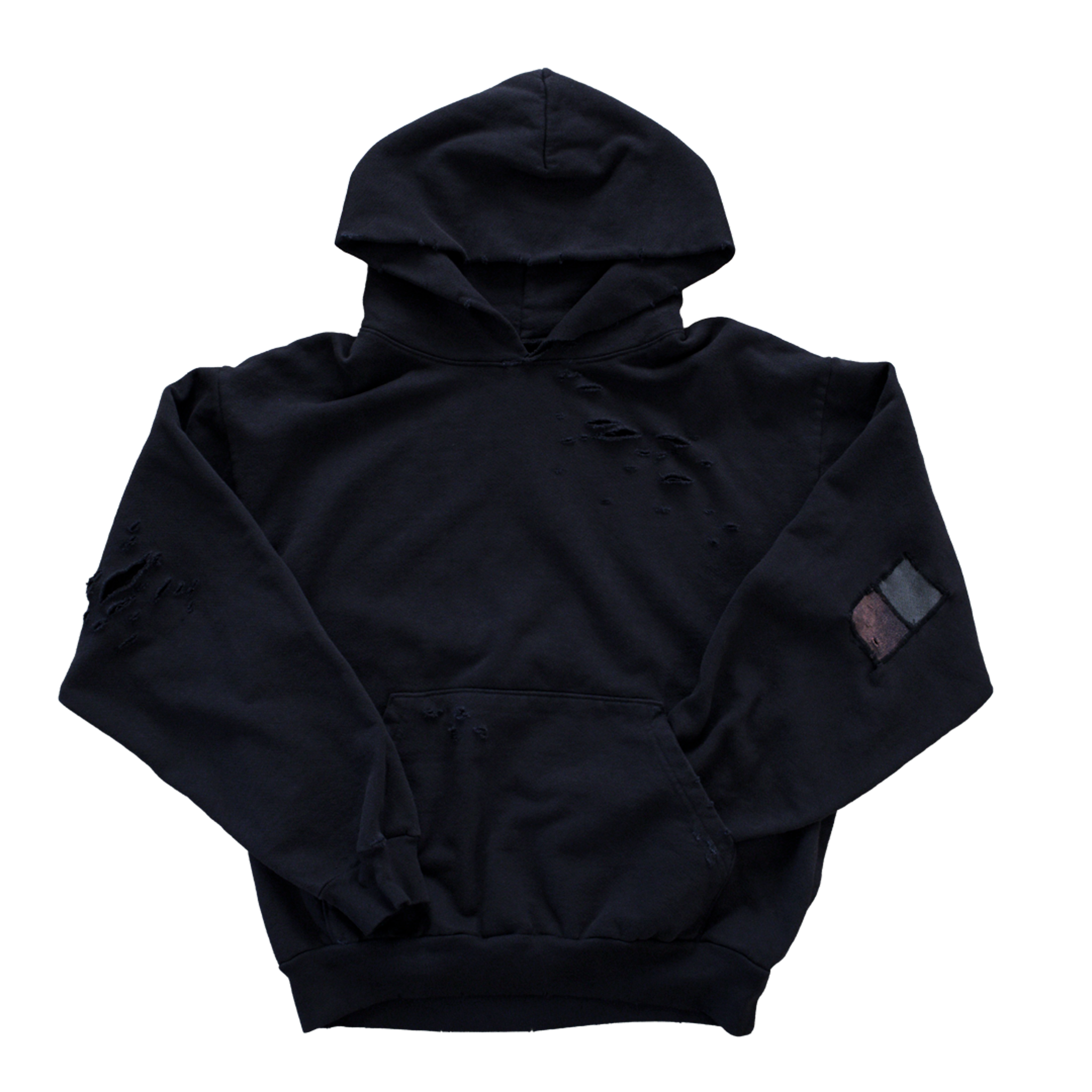 Patchwork Black Distressed (S)