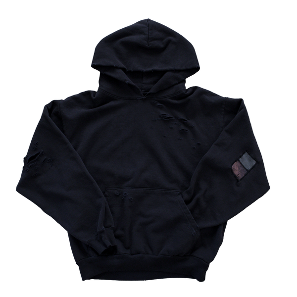 Patchwork Black Distressed (S)