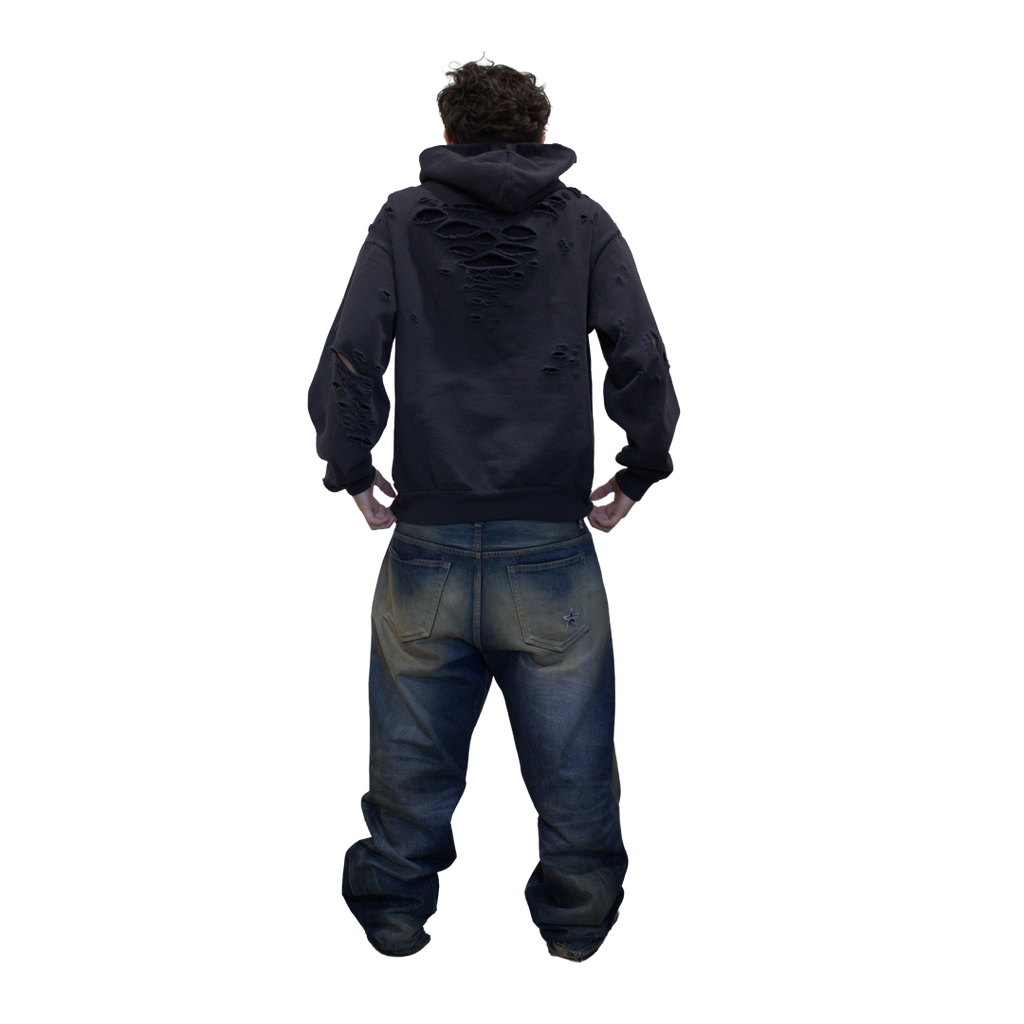 Ultra Black Distressed (M)